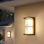 Modern Industrial Outdoor Wall Sconce Lamp - Aluminium Acrylic, LED, view 8