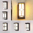 Modern Industrial Outdoor Wall Sconce Lamp - Aluminium Acrylic, LED, view 10