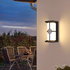 Modern Industrial Outdoor Wall Sconce Lamp - Aluminium Acrylic, LED, view 2