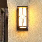 Modern Industrial Outdoor Wall Sconce Lamp - Aluminium Acrylic, LED, view 9