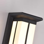 Modern Industrial Outdoor Wall Sconce Lamp - Aluminium Acrylic, LED, view 4