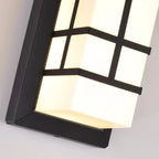Modern Industrial Outdoor Wall Sconce Lamp - Aluminium Acrylic, LED, view 5