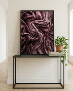 Purple Abstract Print - Velvet Fold-Welvere