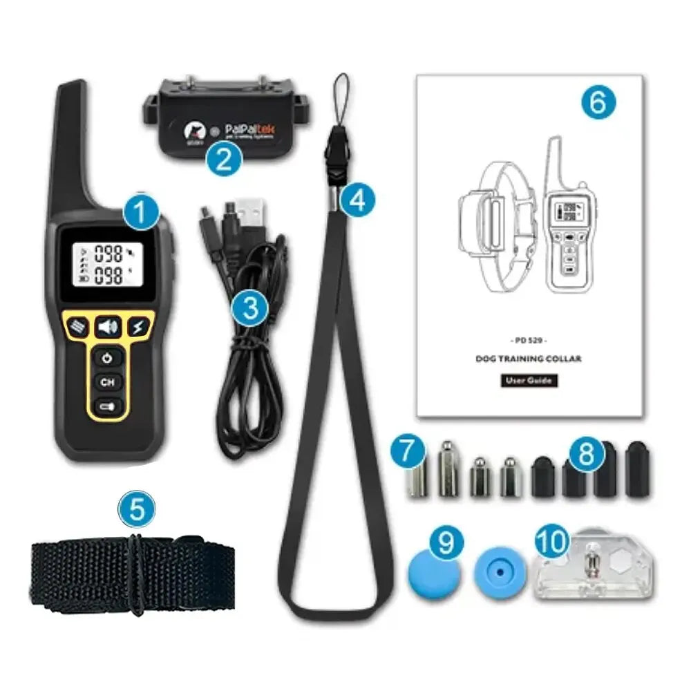 1000m Rechargeable Dog Training Collar with Remote Control