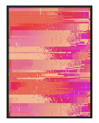 Pink Abstract Wall Art - Signal Drift-Welvere