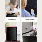 12-Inch LCD Writing Tablet for Kids, Reusable Drawing and Learning Board