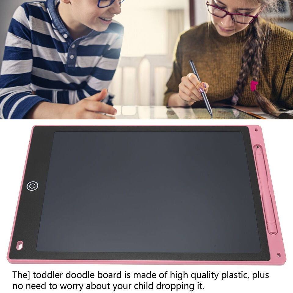 12-Inch LCD Writing Tablet for Kids, Reusable Drawing and Learning Board