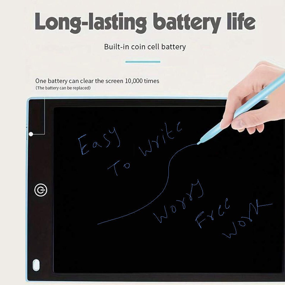 12-Inch LCD Writing Tablet for Kids, Reusable Drawing and Learning Board