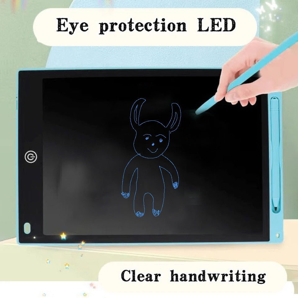12-Inch LCD Writing Tablet for Kids, Reusable Drawing and Learning Board