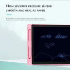 12-Inch LCD Writing Tablet for Kids, Reusable Drawing and Learning Board