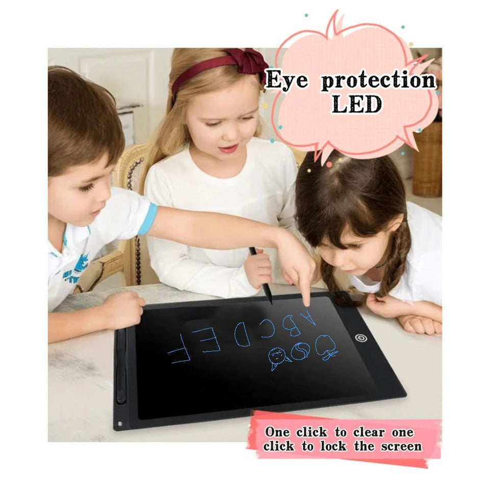 12-Inch LCD Writing Tablet for Kids, Reusable Drawing and Learning Board