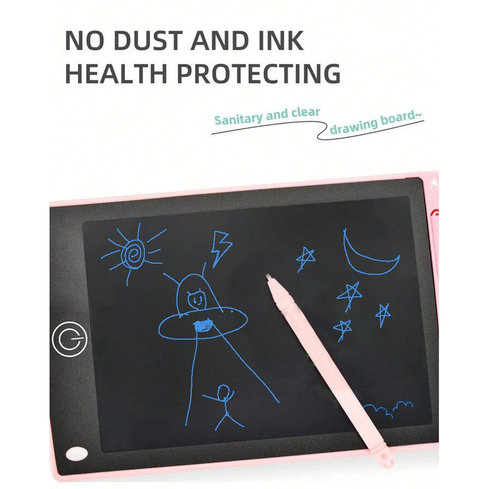 12-Inch LCD Writing Tablet for Kids, Reusable Drawing and Learning Board