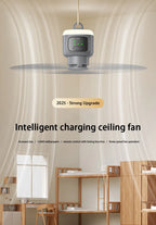12000mAh Portable Ceiling and Camping Fan, 450mm Blade for Outdoor Tents
