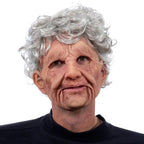 Realistic Old Man Halloween Mask for Adults - Latex, Movable Mouth, up to 62 cm, view 18