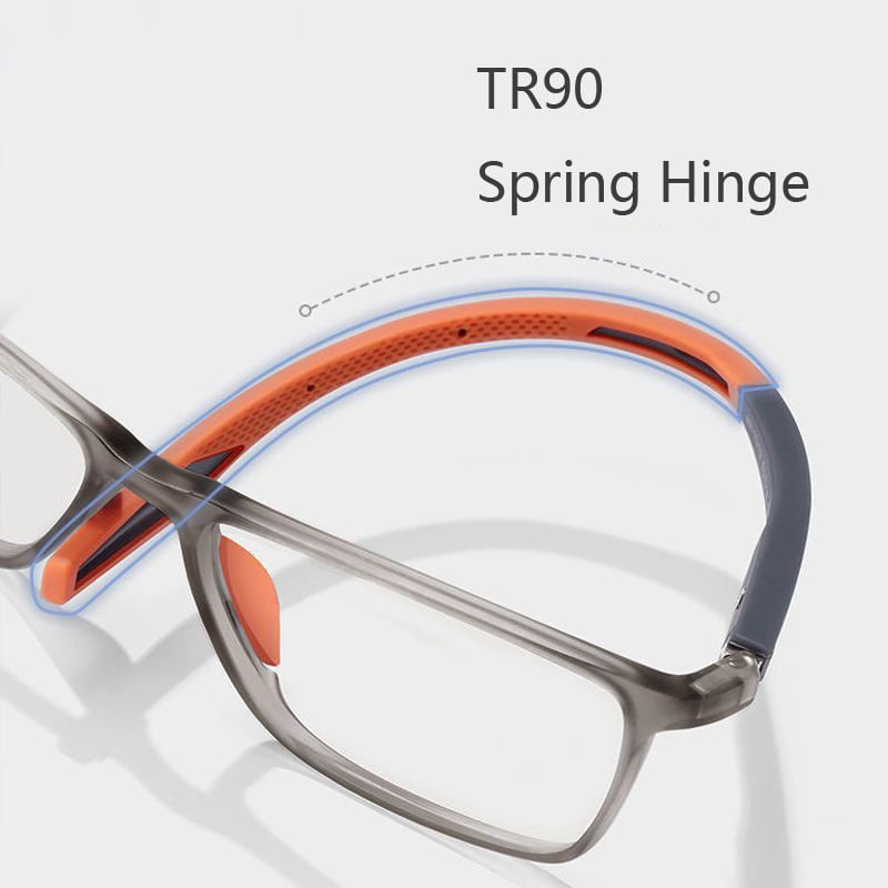 Ultra-Light Progressive Glasses for Sport - Japanese Titanium, Anti-Blue Light, view 7