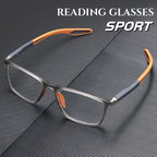 Ultra-Light Progressive Glasses for Sport - Japanese Titanium, Anti-Blue Light