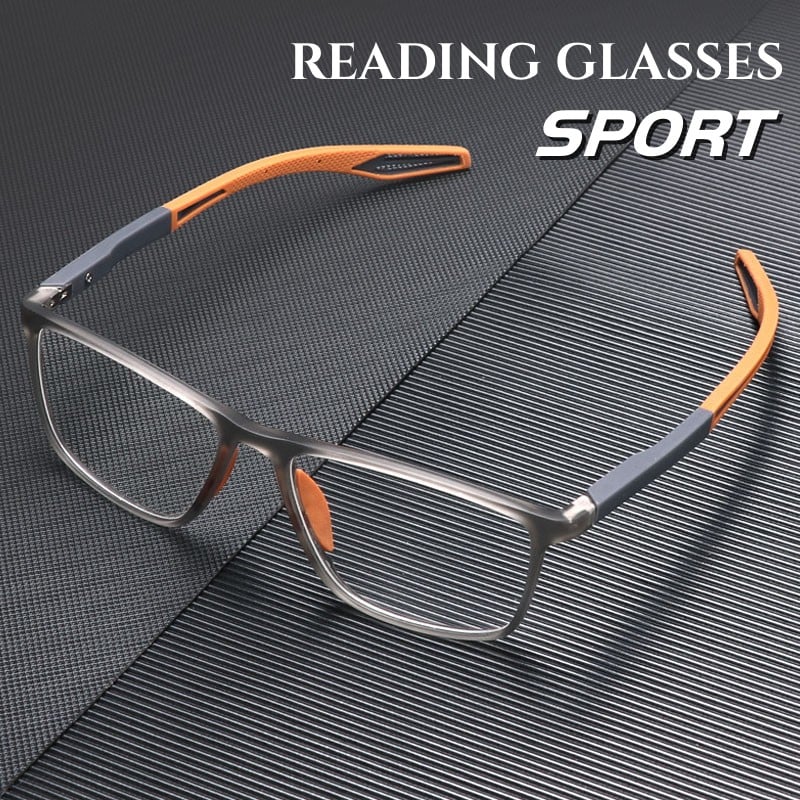 Ultra-Light Progressive Glasses for Sport - Japanese Titanium, Anti-Blue Light