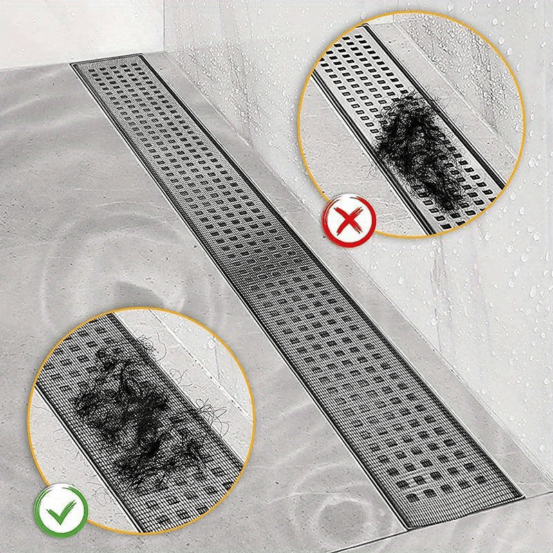 Self-adhesive Mesh Drain Cover 5 m - Cut to Size, Fine Mesh, 7 cm Wide, view 2