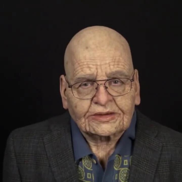 Realistic Old Man Halloween Mask for Adults - Latex, Movable Mouth, up to 62 cm, view 15