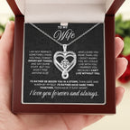 Sterling Silver Necklace for Wife - 2.5 cm Pendant, Adjustable 45 cm Chain, view 7