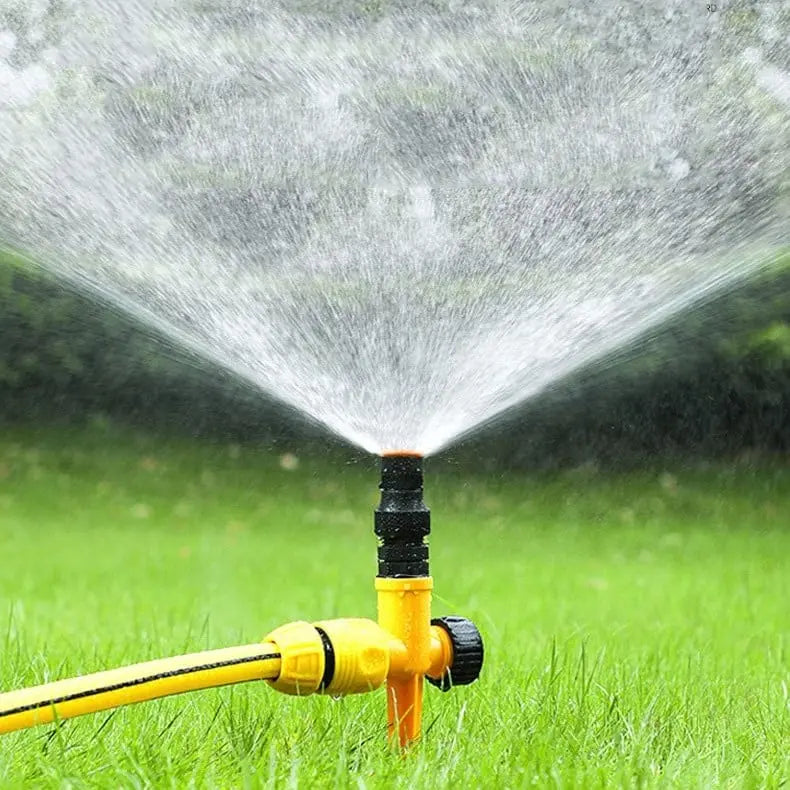 360° Adjustable Garden Sprinkler - 25 cm, Weather-Resistant Plastic