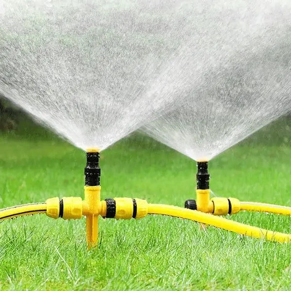 360° Adjustable Garden Sprinkler - 25 cm, Weather-Resistant Plastic, view 4