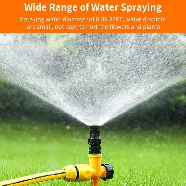 360° Adjustable Garden Sprinkler - 25 cm, Weather-Resistant Plastic, view 2