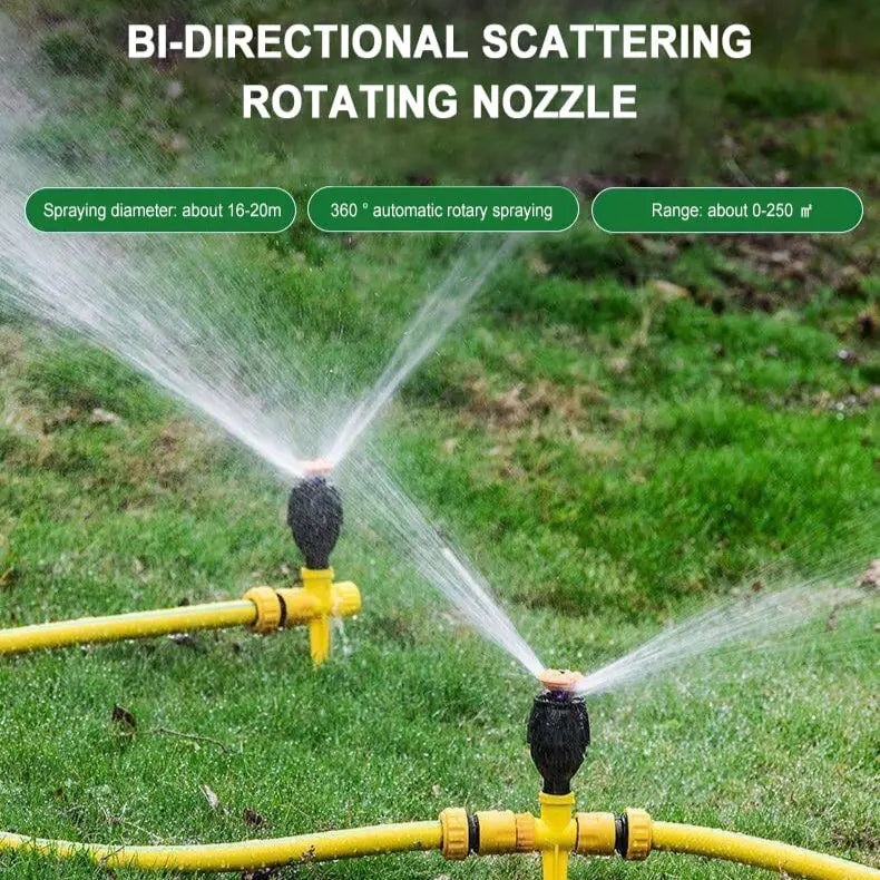 360° Adjustable Garden Sprinkler - 25 cm, Weather-Resistant Plastic, view 7