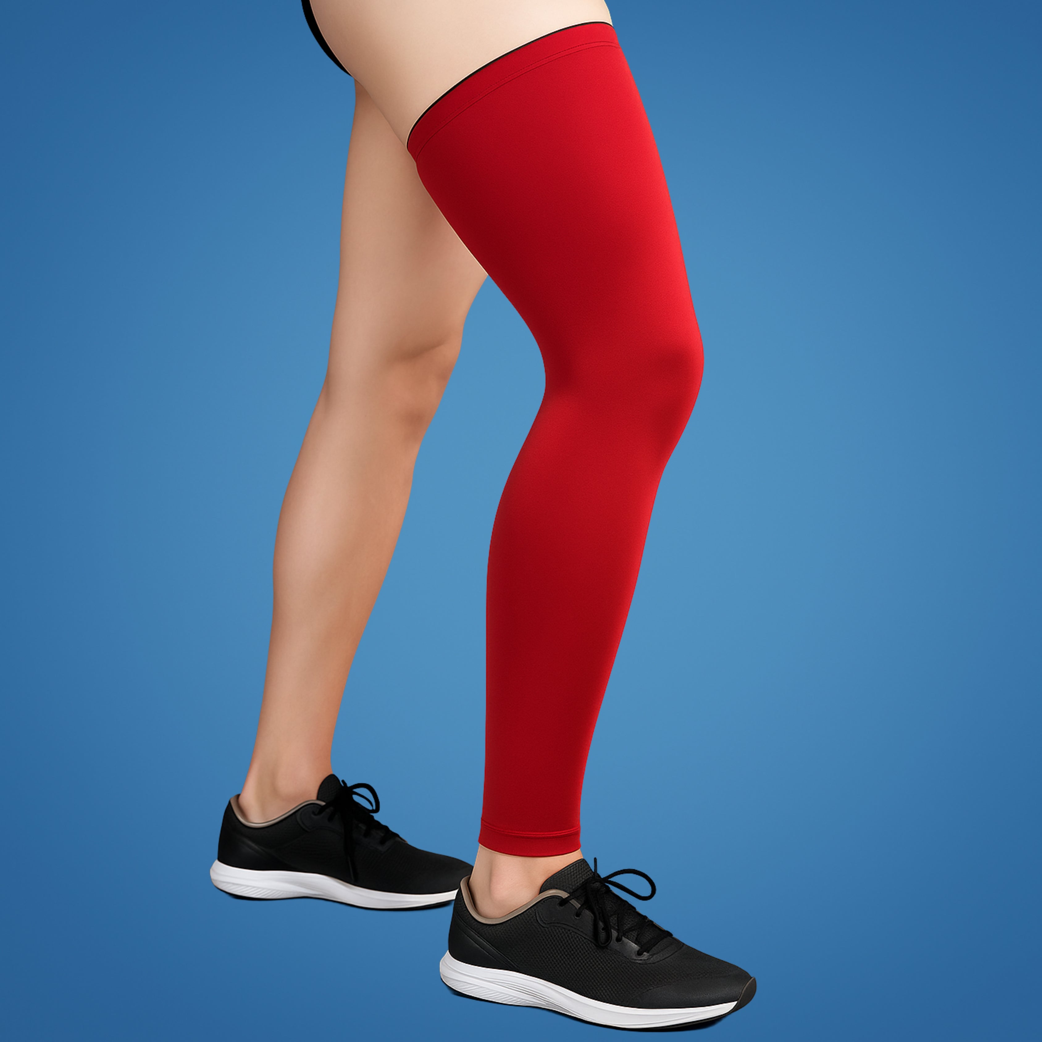 Full Leg Compression Sleeve for Knee Support - Graduated Pressure, view 8