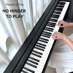 Removable Piano Keyboard Note Labels for Beginners - Black, Colourful, view 6