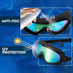 Anti-Fog Swim Goggles - PC Silicone, Non-Slip Strap, Unisex, view 14