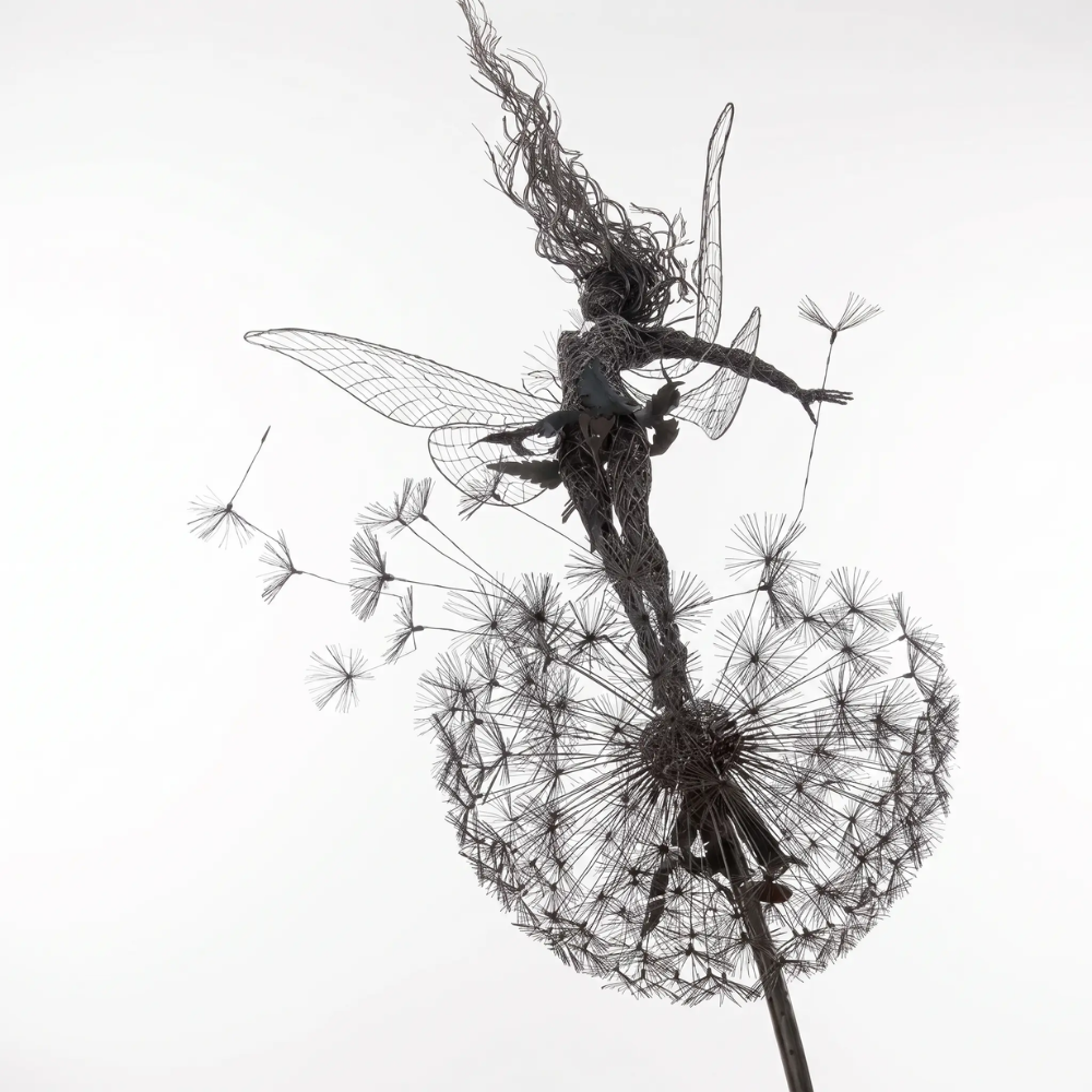 Dancing Fairy Statue for Garden - Metal, 25-45 inch Height, Polyethylene Figure, view 14