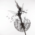 Dancing Fairy Statue for Garden - Metal, 25-45 inch Height, Polyethylene Figure, view 14