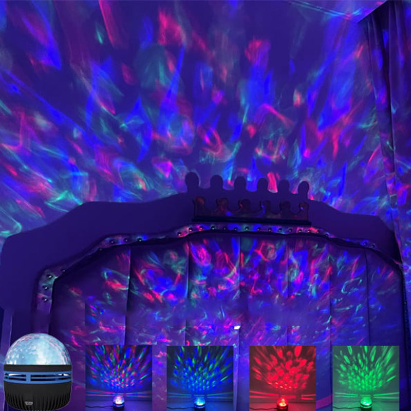 2-in-1 Northern Lights and Ocean Wave Projector Night Light
