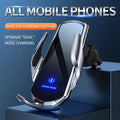 2-in-1 Wireless Car Charger and Automatic-Clamping Phone Holder