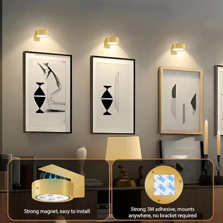 2000mAh Rechargeable Magnetic LED Picture Light