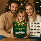 2025 Supercar Advent Calendar with 24 Miniature Models and Accessories