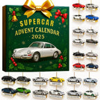 2025 Supercar Advent Calendar with 24 Miniature Models and Accessories