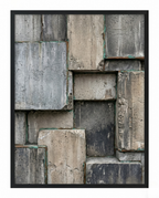Grey Textured Wall Art - Stone Frequency-Welvere