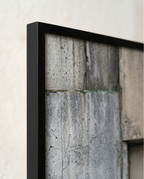 Grey Textured Wall Art - Stone Frequency-Welvere