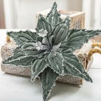 26cm Christmas Flower Ornaments for Trees, Wreaths and Mantelpieces