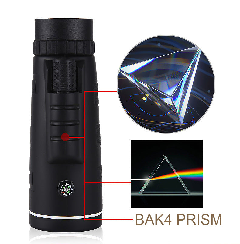 Portable High-Resolution Telescope for Outdoor Astronomy - Waterproof PVC, 500X, view 4