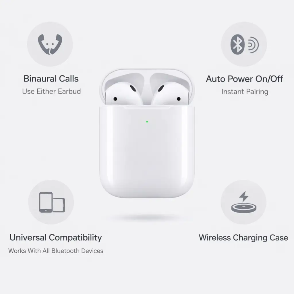 Wireless Earbuds with Charging Case for iPhone - Bluetooth 5.3, In-Ear, view 3