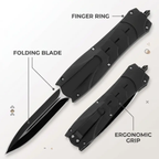 Ergonomic EDC Multitool Self Defense Knife - Stainless Steel Blade, view 15
