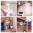 Wireless Bedside Clip-On LED Lamp - USB Rechargeable, 1200mAh Battery, view 2