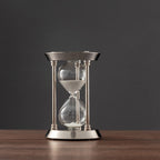 Retro Metal Hourglass Sand Timer for Home Office - 3/5/10 Minutes, Glass, view 8