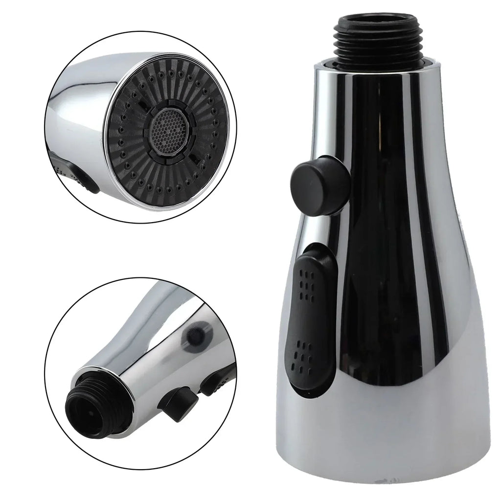 3-Function ABS Kitchen Tap Replacement Spray Head, 1/2" Connection
