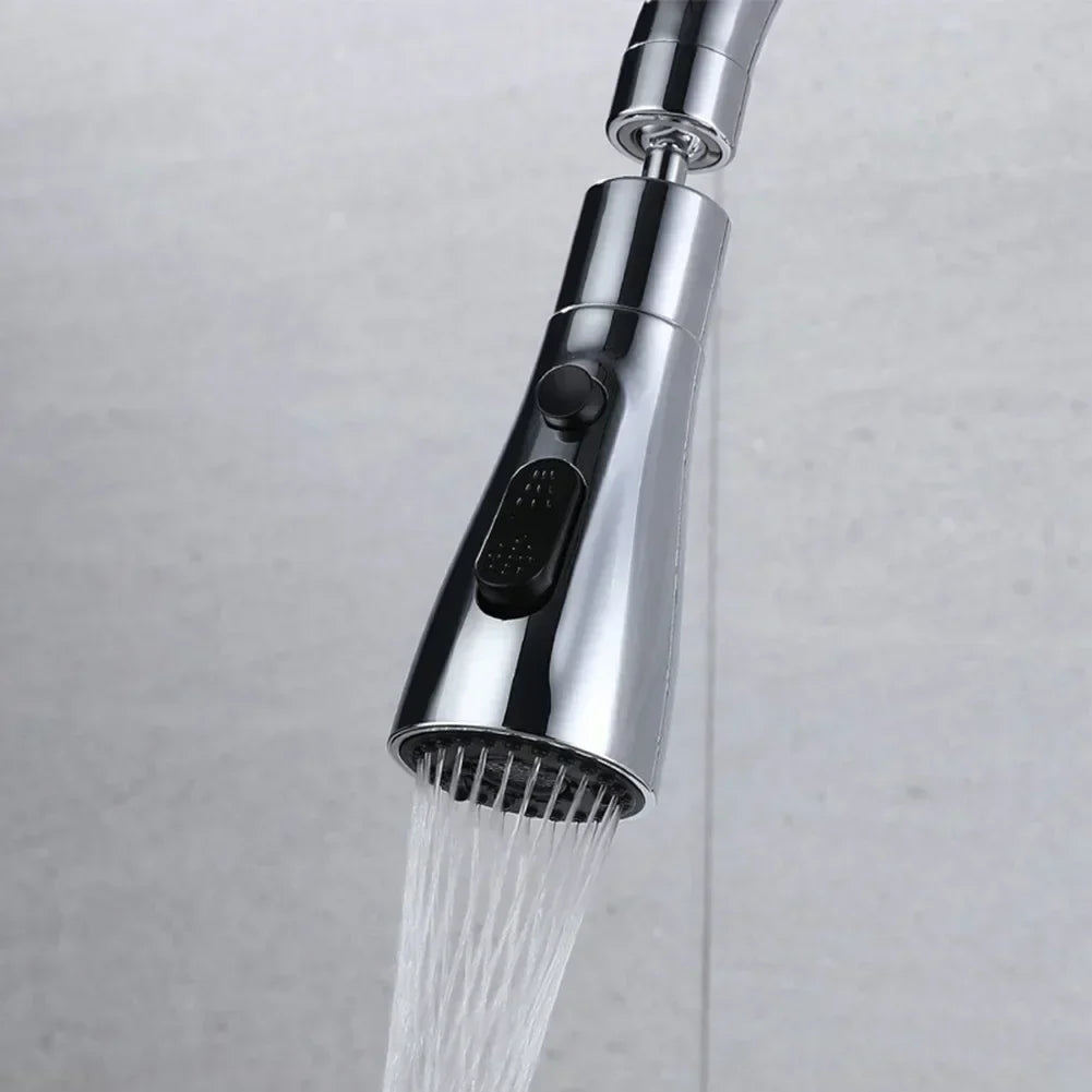 3-Function ABS Kitchen Tap Replacement Spray Head, 1/2" Connection