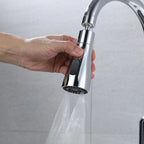 3-Function ABS Kitchen Tap Replacement Spray Head, 1/2" Connection