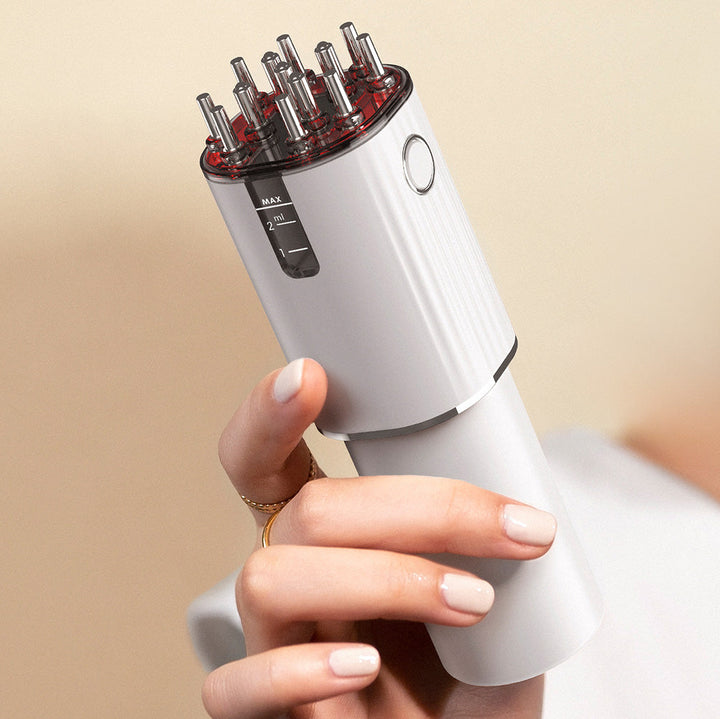 3-in-1 Hair Mask Oil Applicator with Red Light, EMS and Vibration